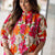 Petals In Motion Button Blouse