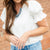 Ruched Puff Sleeve Blouse