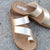 Corky's Just A Fling Gold Metallic Sandals