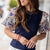 Among the Wildflowers Ruffle Blouse