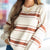Ribbed Multi Striped Sweater