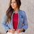 Braided Edge Denim Jacket