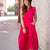 Effortlessly Chic Ruffle Midi Dress