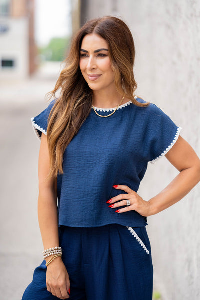 Scalloped Style Top