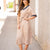Embroidered Edge Midi Dress