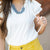 Eyelet Dual Flutter Tie Blouse