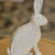 Wood Style Resin Bunny