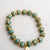 Bel Koz Gold Squared Bead Clay Bracelet