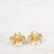 Sparkling Petal Stud Earrings