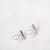 Golden Balance Pearl Stud Earrings