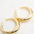 Timeless Glow Hoop Earrings