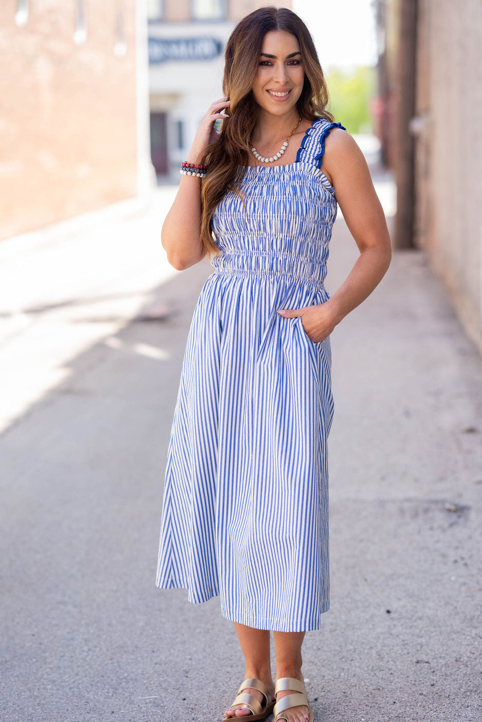 high neck midi dress formal Ruffle Wrist Embellished High Neck Midi Dress Ruffle Wrist Embellished High  Neck Mac Duggal 20431