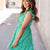 Speckle Ruffle Accented Dress