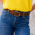 Mila Belt - Brown Suede