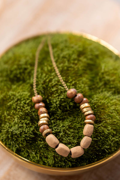 Bel Koz Assorted Beads Clay Necklace