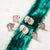Pretty Pink Santa Set Stud Earrings