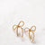 Golden Spiral Bow Earrings