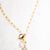 Golden Droplet Charm Necklace