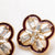 Vintage Floral Spark Stud Earrings
