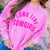 Long Live Cowgirls Ribbed Graphic Crewneck