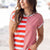 Mix It Up Striped Knit Tee