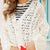 Crochet Button Accented Cardigan