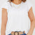 Smocked Top Flutter Blouse