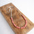 Bel Koz Squared Clay Bead Silver Necklace