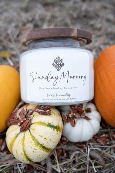 Betsey's Exclusive Sunday Morning Natural Soy Candle - 48oz