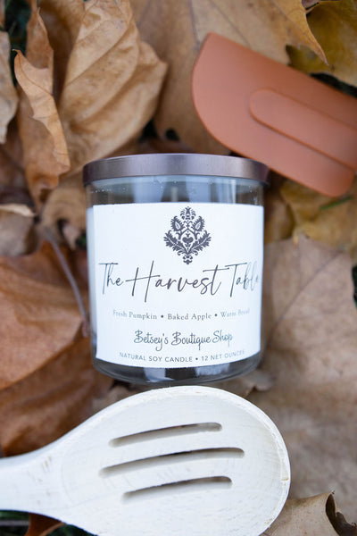 Betsey's Exclusive The Harvest Table Natural Soy Candle - 12oz