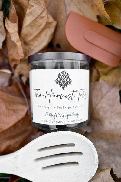 Betsey's Exclusive The Harvest Table Natural Soy Candle - 12oz