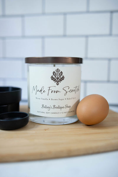 Betsey's Exclusive Made From Scratch Natural Soy Candle - 12oz