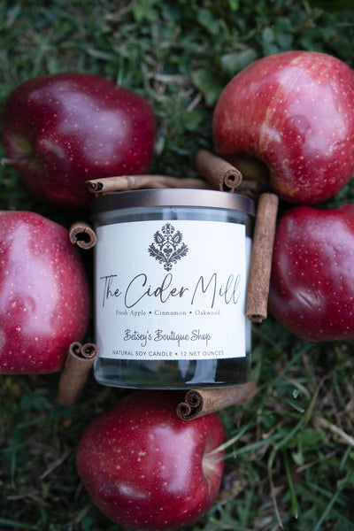 Betsey's Exclusive The Cider Mill Natural Soy Candle - 12oz
