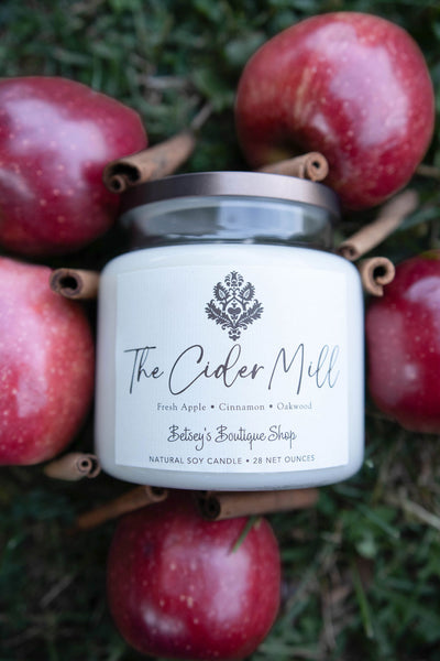 Betsey's Exclusive The Cider Mill Natural Soy Candle - 28oz