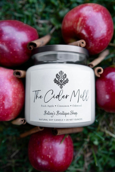 Betsey's Exclusive The Cider Mill Natural Soy Candle - 28oz