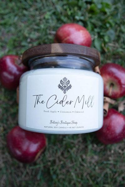 Betsey's Exclusive The Cider Mill Natural Soy Candle - 48oz
