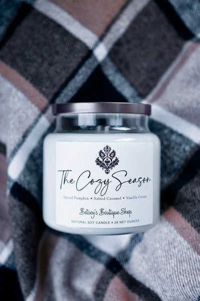 Betsey's Exclusive The Cozy Season Natural Soy Candle - 28oz