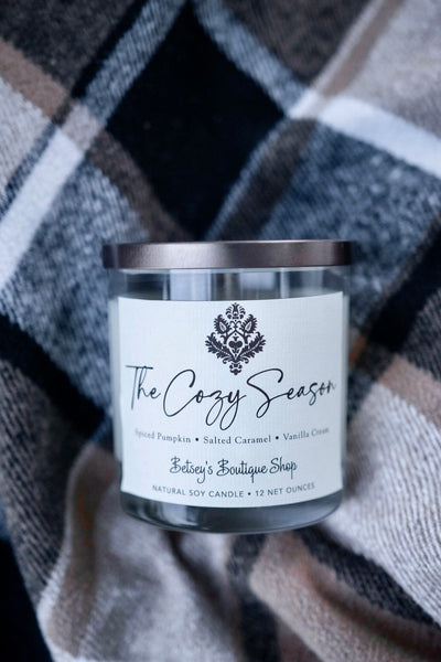 Betsey's Exclusive The Cozy Season Natural Soy Candle - 12oz