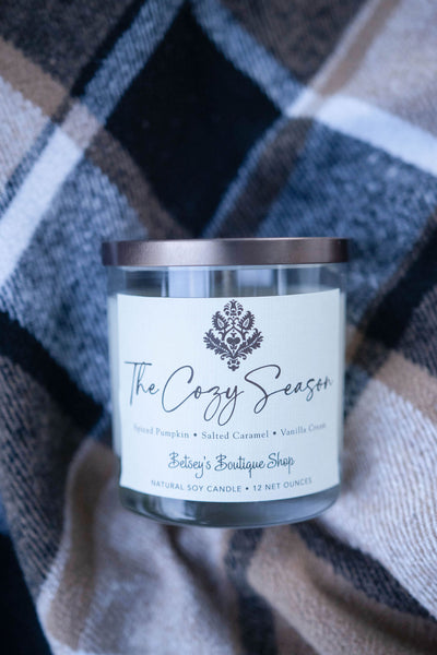 Betsey's Exclusive The Cozy Season Natural Soy Candle - 12oz