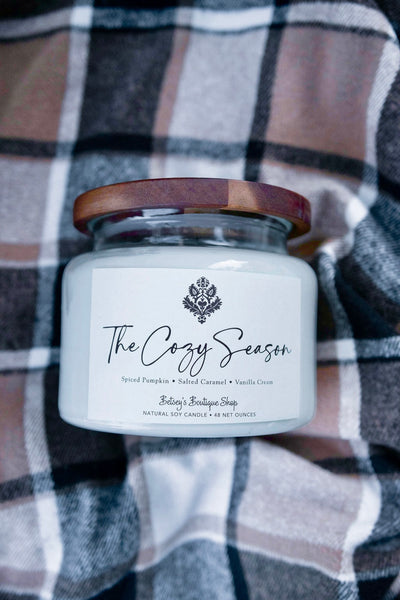 Betsey's Exclusive The Cozy Season Natural Soy Candle - 48oz