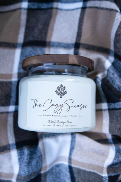 Betsey's Exclusive The Cozy Season Natural Soy Candle - 48oz