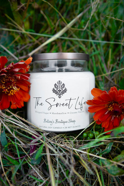 Betsey's Exclusive The Sweet Life Natural Soy Candle -28oz