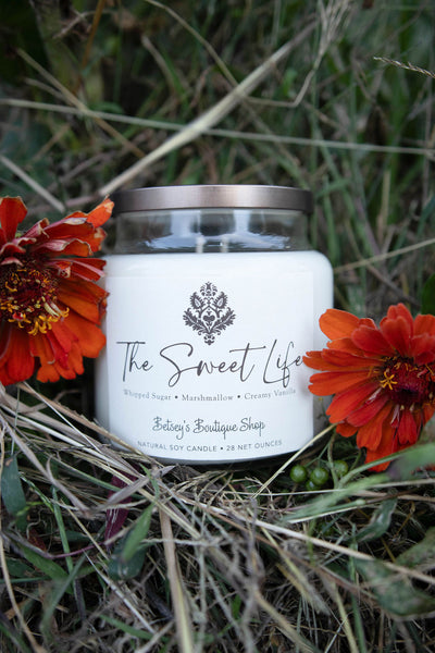 Betsey's Exclusive The Sweet Life Natural Soy Candle -28oz