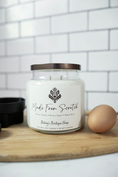 Betsey's Exclusive Made From Scratch Natural Soy Candle - 28oz