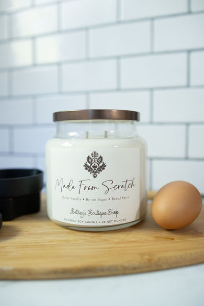 Betsey's Exclusive Made From Scratch Natural Soy Candle - 28oz