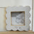 4 x 4 Marble Scalloped Frame
