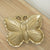 Gold Butterfly Dish