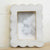 4 x 6 Marble Scalloped Frame