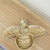 Gold Bee Dish