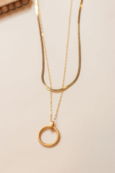 Circle Of Love Chain Necklace